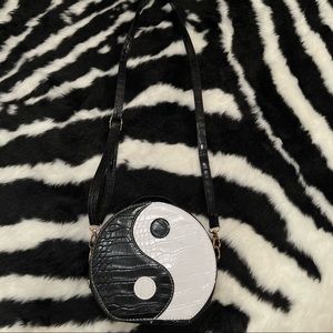 Yin & Yang Croc Satchel Bag
